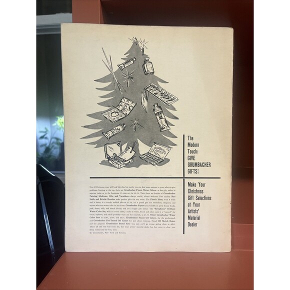 Vintage December 1946 MAGAZINE OF ART: The American Federation of Arts - Picture 2 of 3